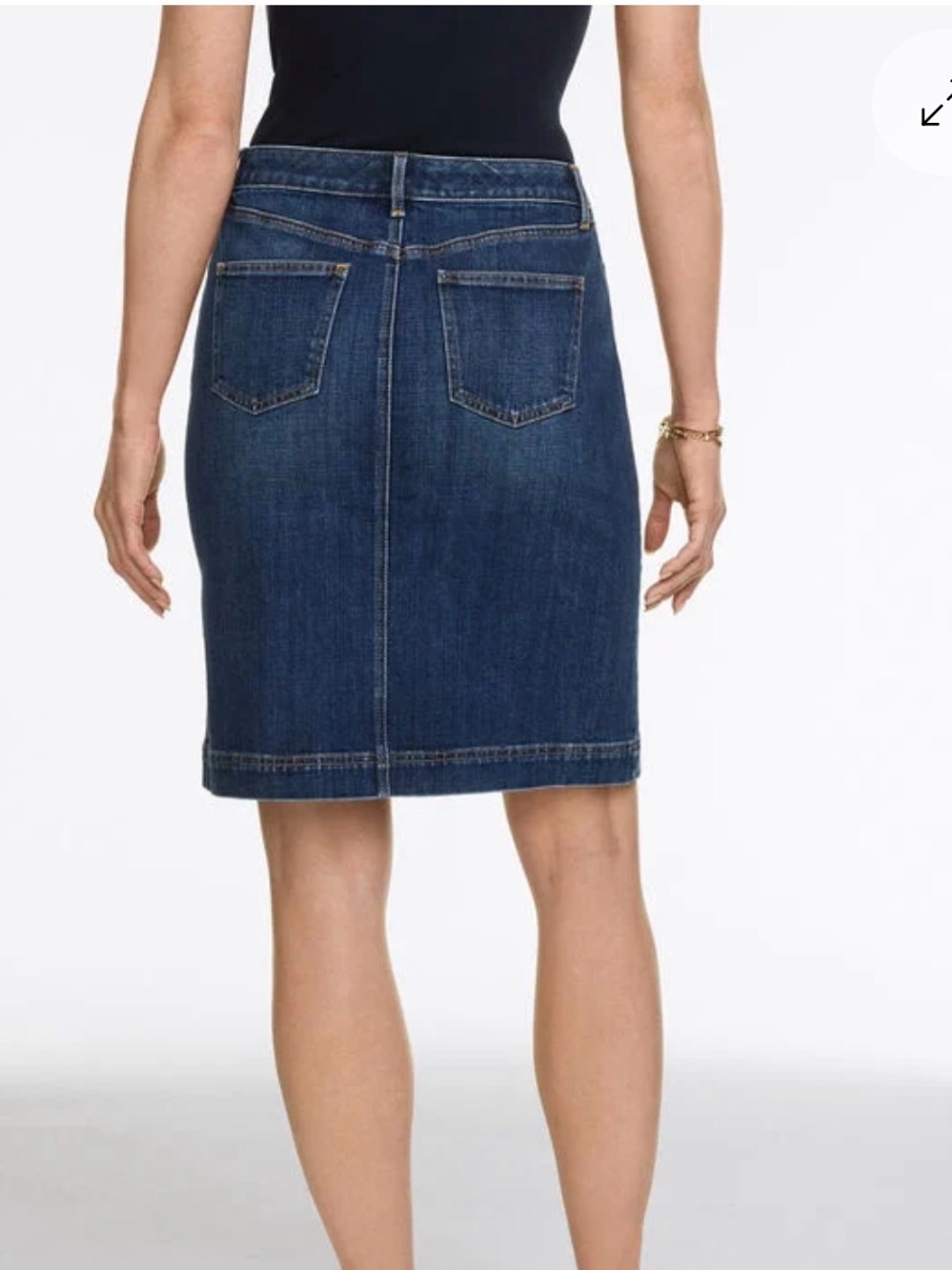 Talbots Dark Blue Denim Pencil Skirt